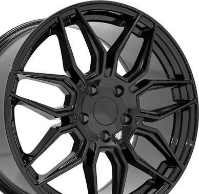 19 Inch Black Rear Wheel C8 Z06