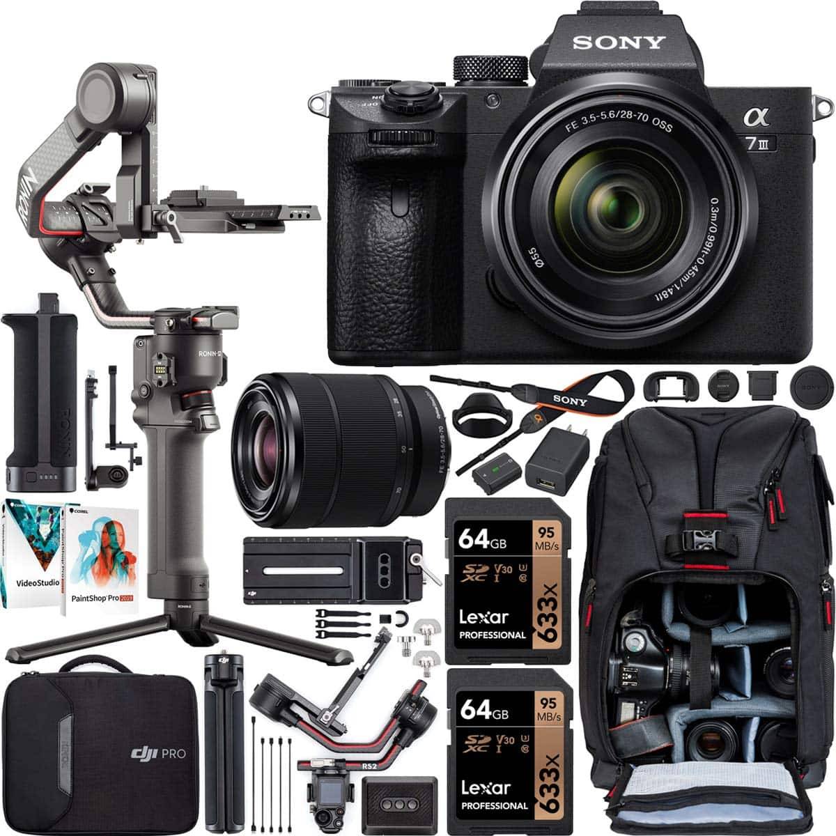 Sony a7 full frame mirrorless Sony A7 III Mirrorless Full Frame Camera Kit