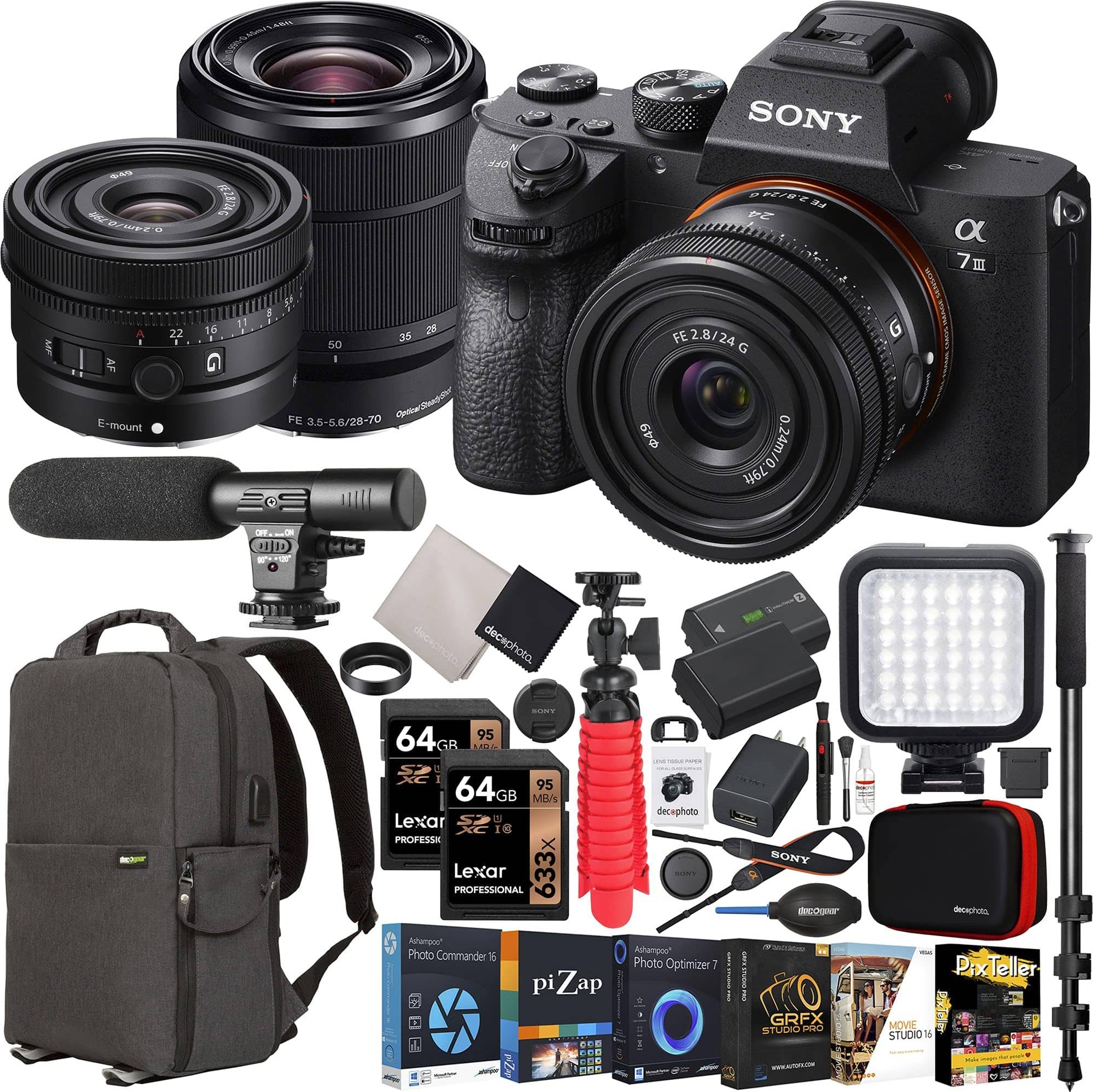 Sony a7 full frame mirrorless Sony A7 III Mirrorless Full Frame Camera Kit