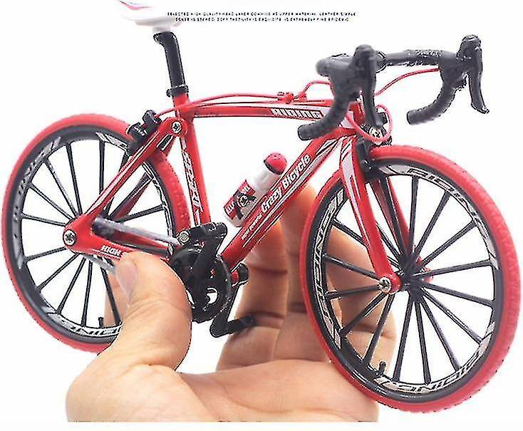 Red Metal Racing Bicycle Model