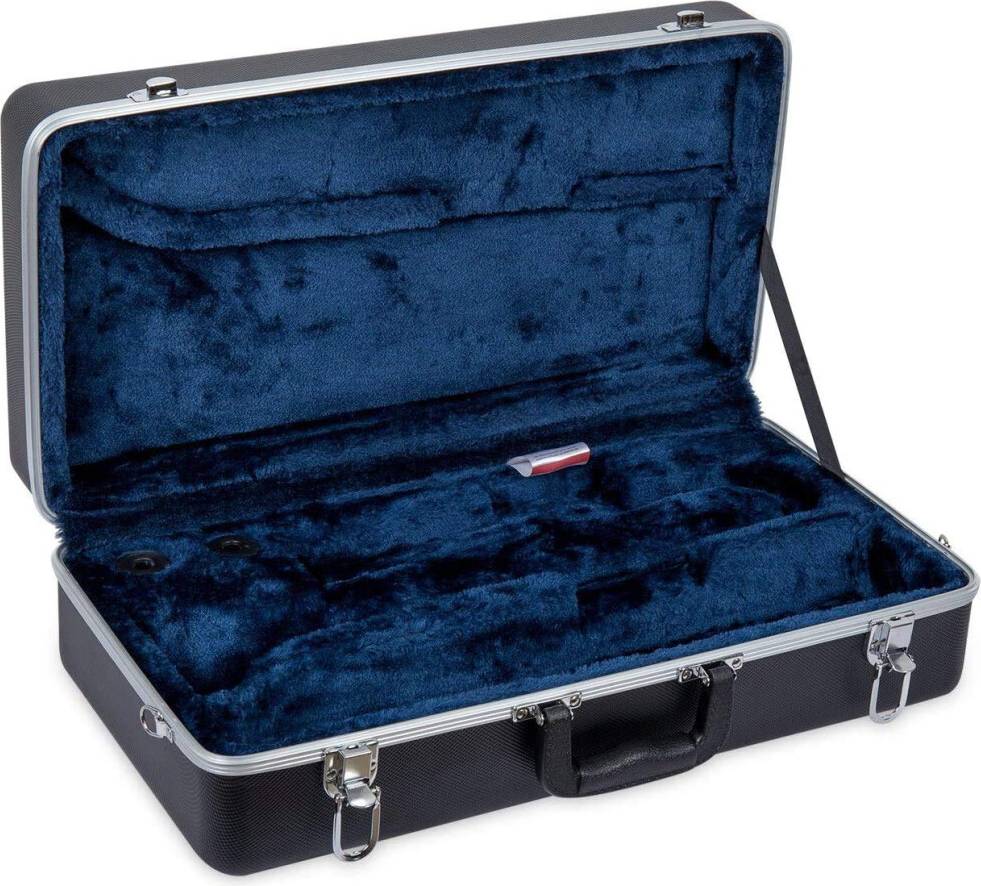 Crossrock Rectangular Black ABS Molded Hard Shell Trumpet Case