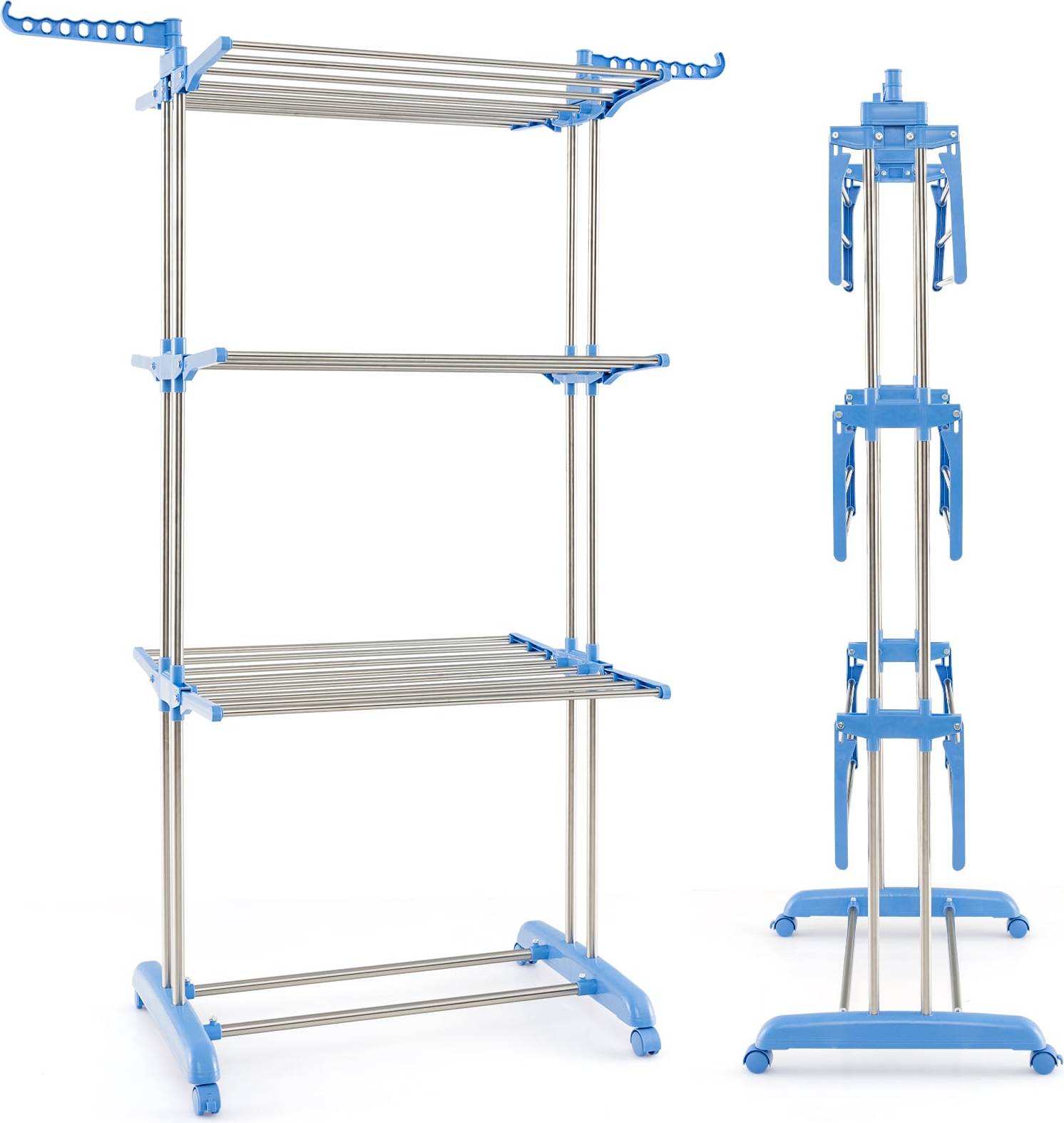 Clothes drying rack SlickBlue 4-Tier 49.5 Inch Metal Clothes Drying Rack