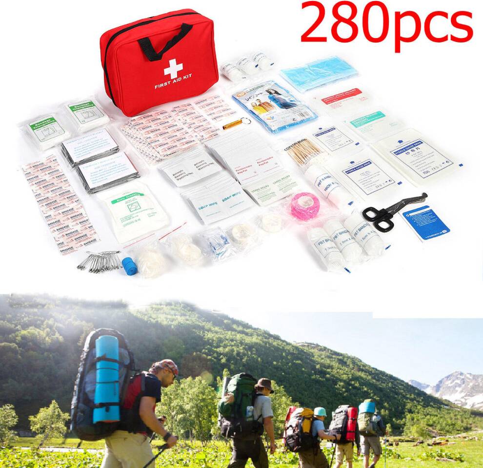 Greenzech 280PCS 34Types Emergency First Aid Kit