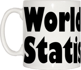 TeeTreeDesigns World's Best Statistician Cup & Mug