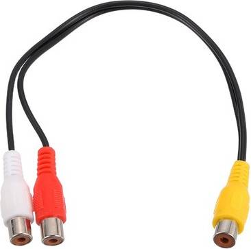 Uxcell Rca Splitter Cable Female To 2 Audio Video Adapter