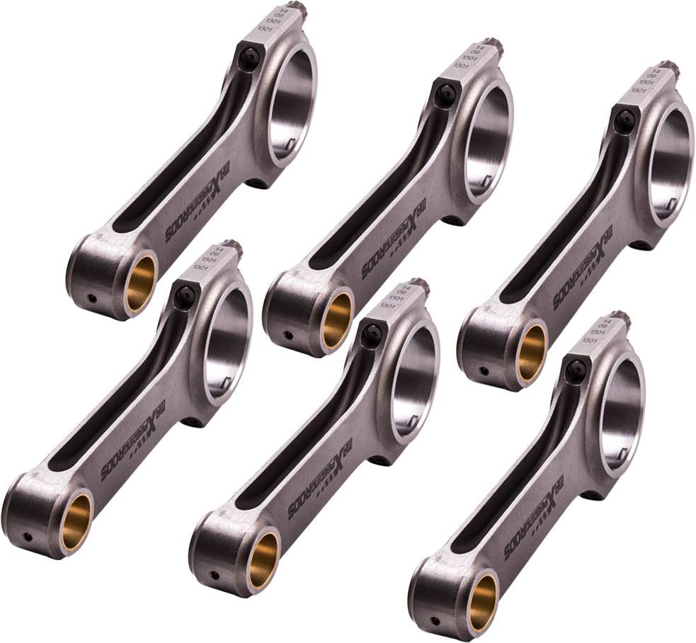 Maxpeedingrods 6pcs Racing EN24 4340 Connecting Rods