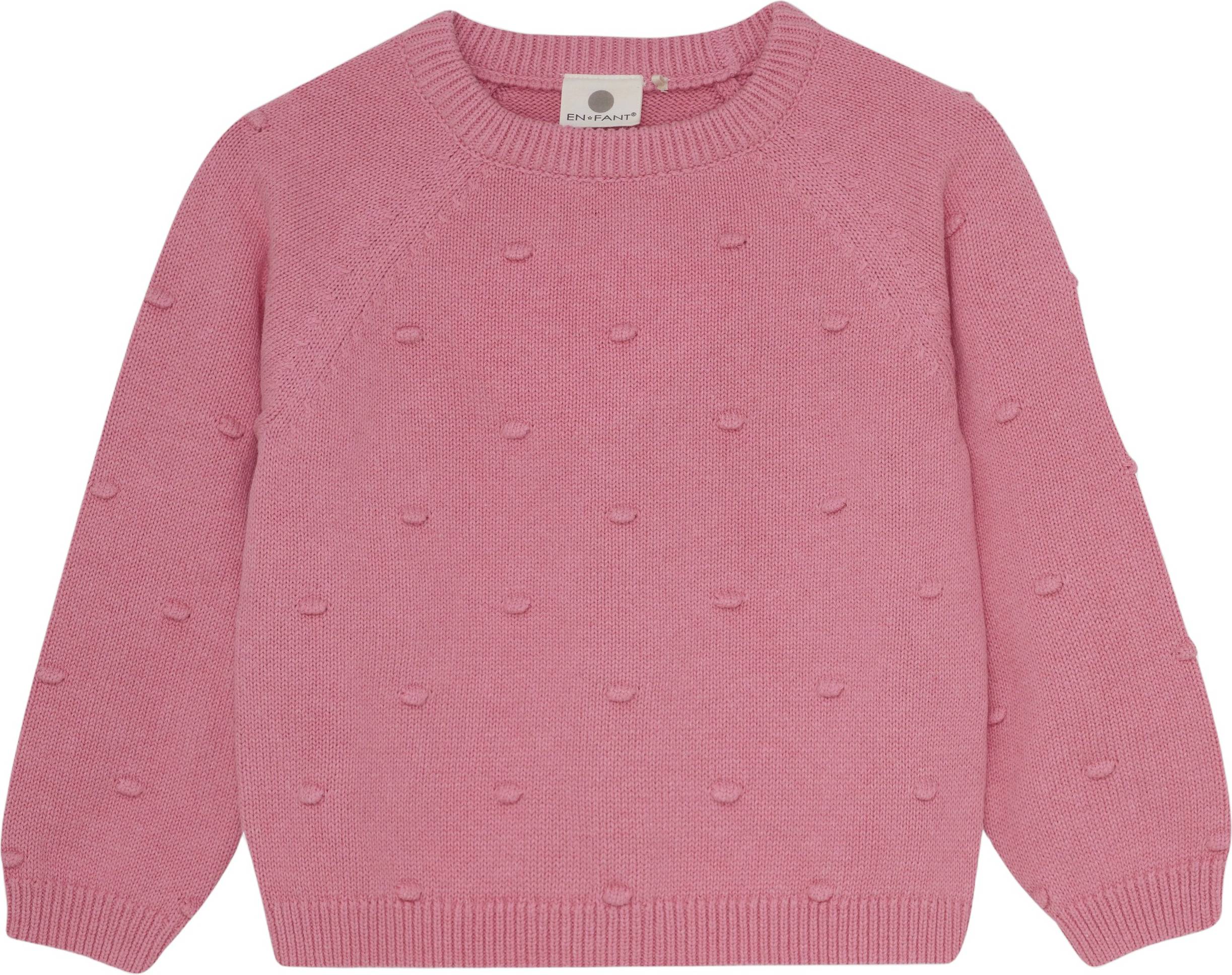 En Fant Pullover Knit With Wool - Rosa