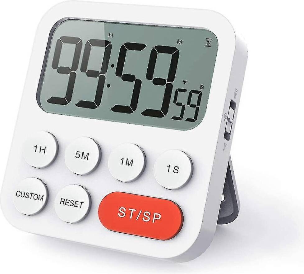 Kikidex With Digital Clock Kitchen Timer