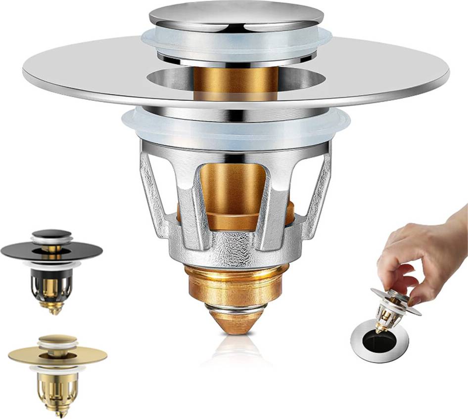 Pop up bath plug Universal Sink Plug Replacement with Extra Rings