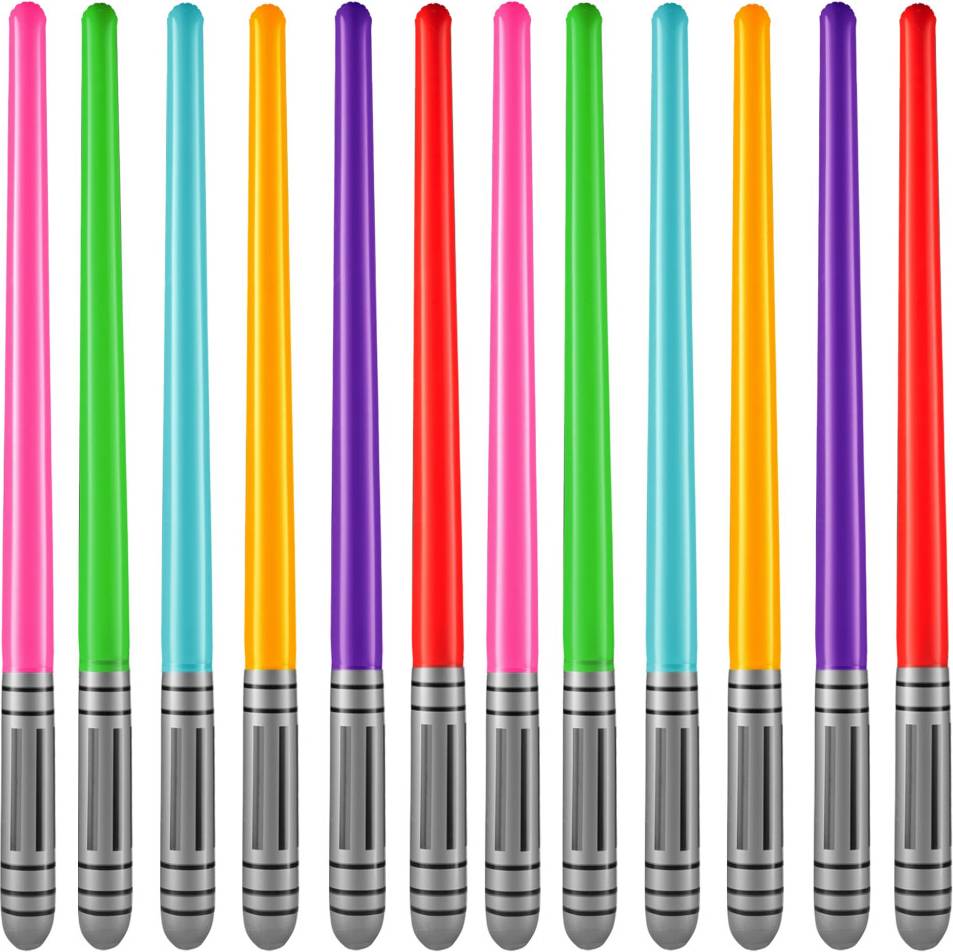 Bedwina Inflatable Light Sabers 35-Inch Neon Color