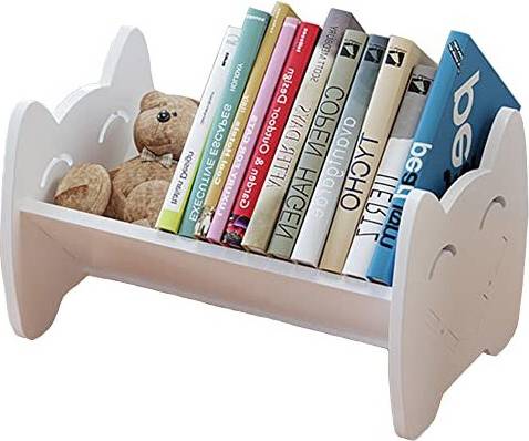 Children Bookcase Small Desktop Kids Bookshelf Storage Display Rack