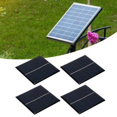 4pcs Mini 0.8w 5v Solar Panel Module System