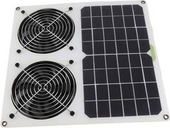 Solar Panel Powered Fan 12 Inch 100W