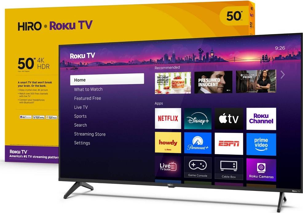 4k roku tv Hiro 50 4K LED Roku TV