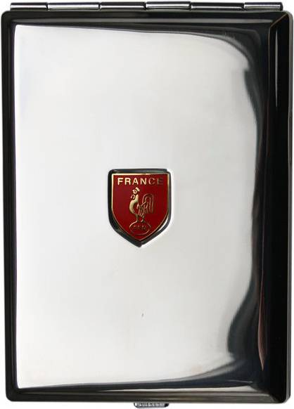 France Rugby Chrome Cigarette Case