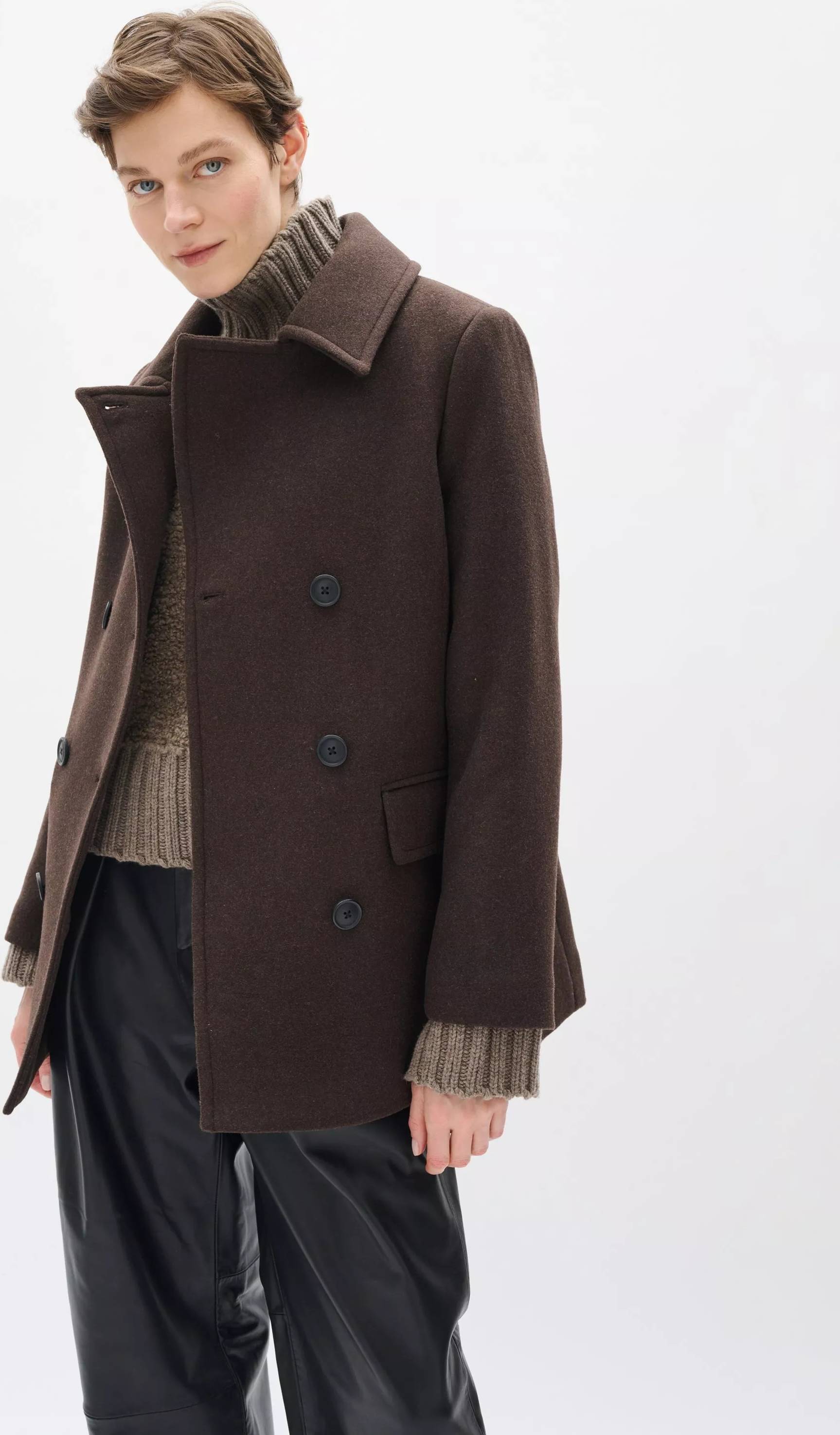 InWear Perryiw Sailor Coat R - Brun