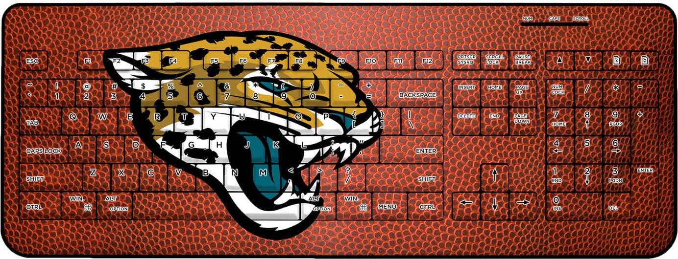 Keyscaper Football Design Wireless Keyboard Multicolor