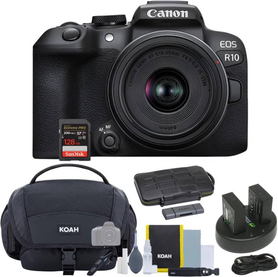 Eos r10 Canon EOS R10 Mirrorless Camera Kit Bundle