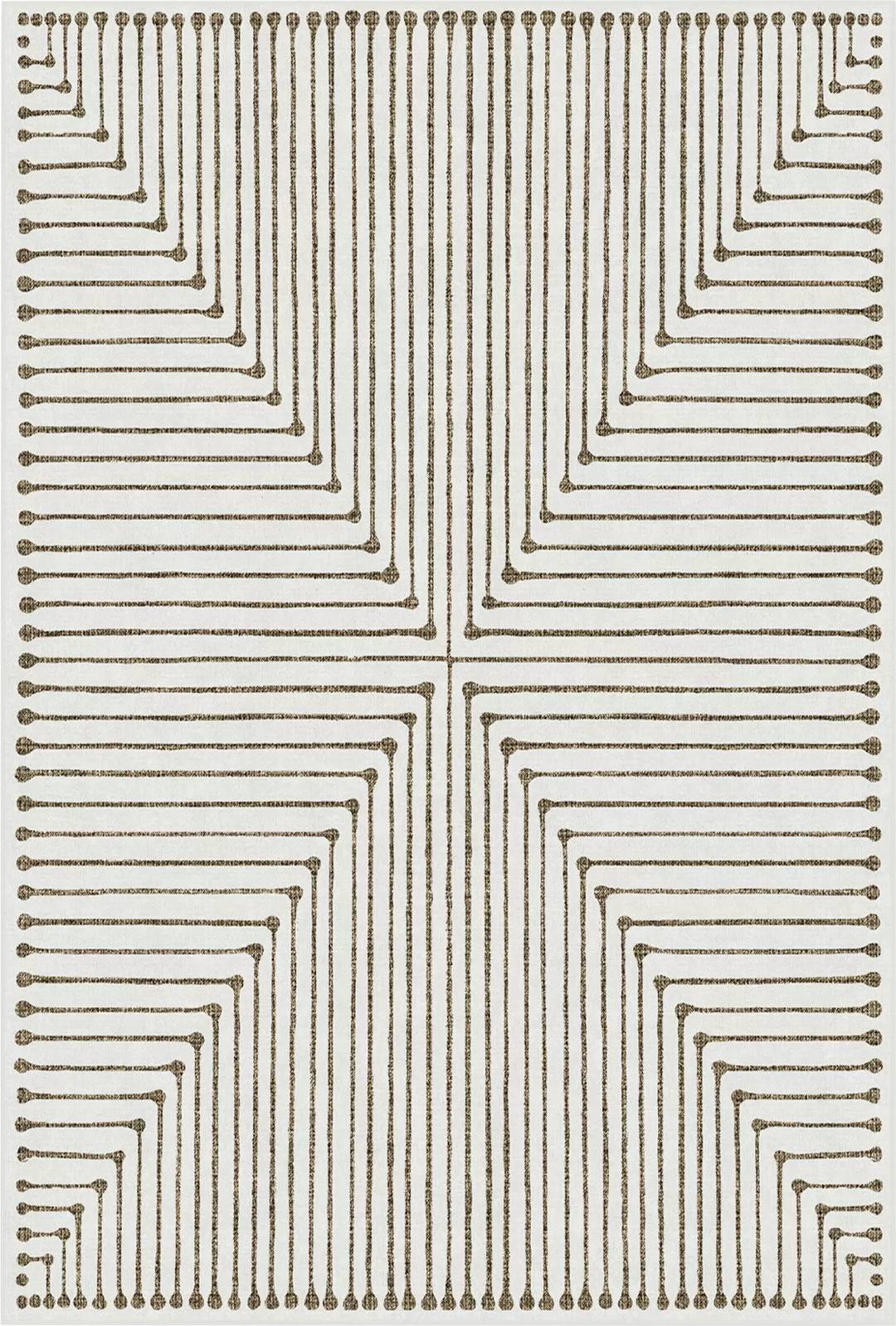 Ruggable Inkdrop Geometric Rug