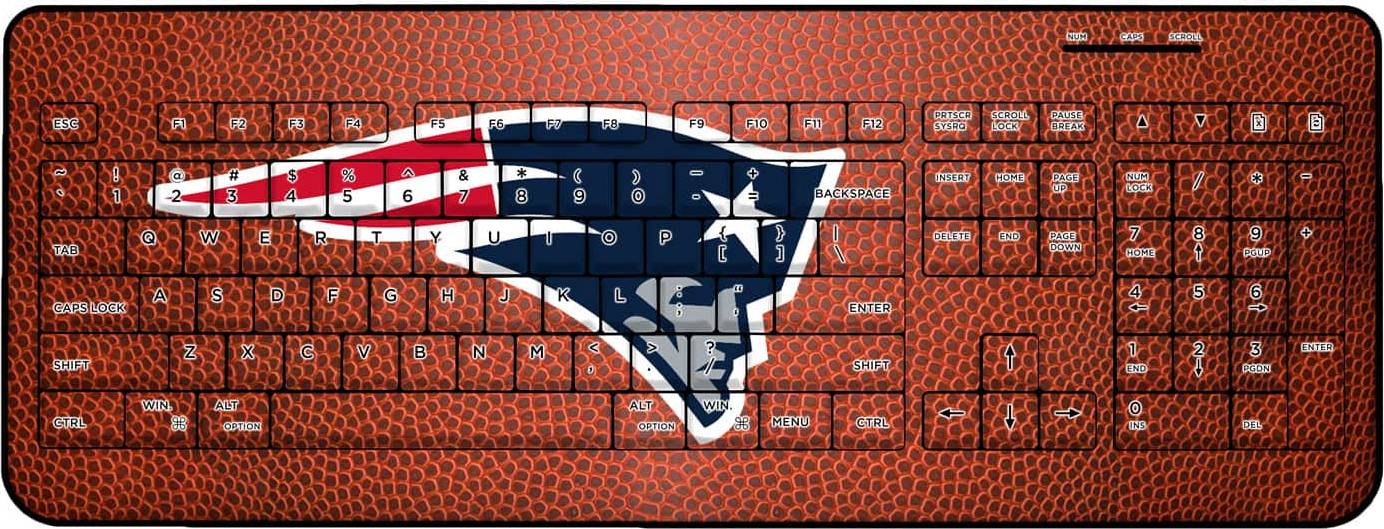 Keyscaper Football Design Wireless Keyboard Multicolor