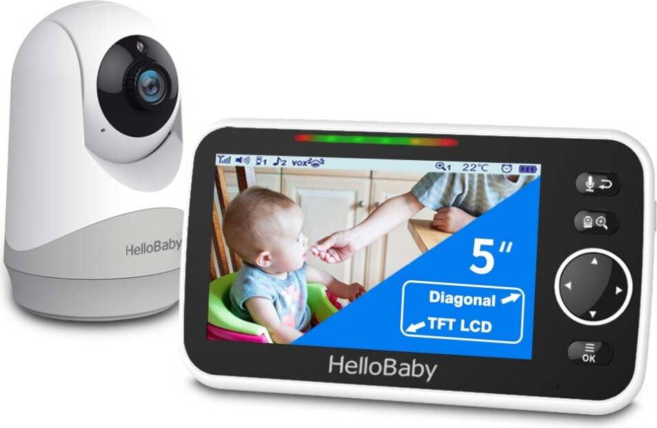 HelloBaby Monitor Large Screen 5 Large Screen