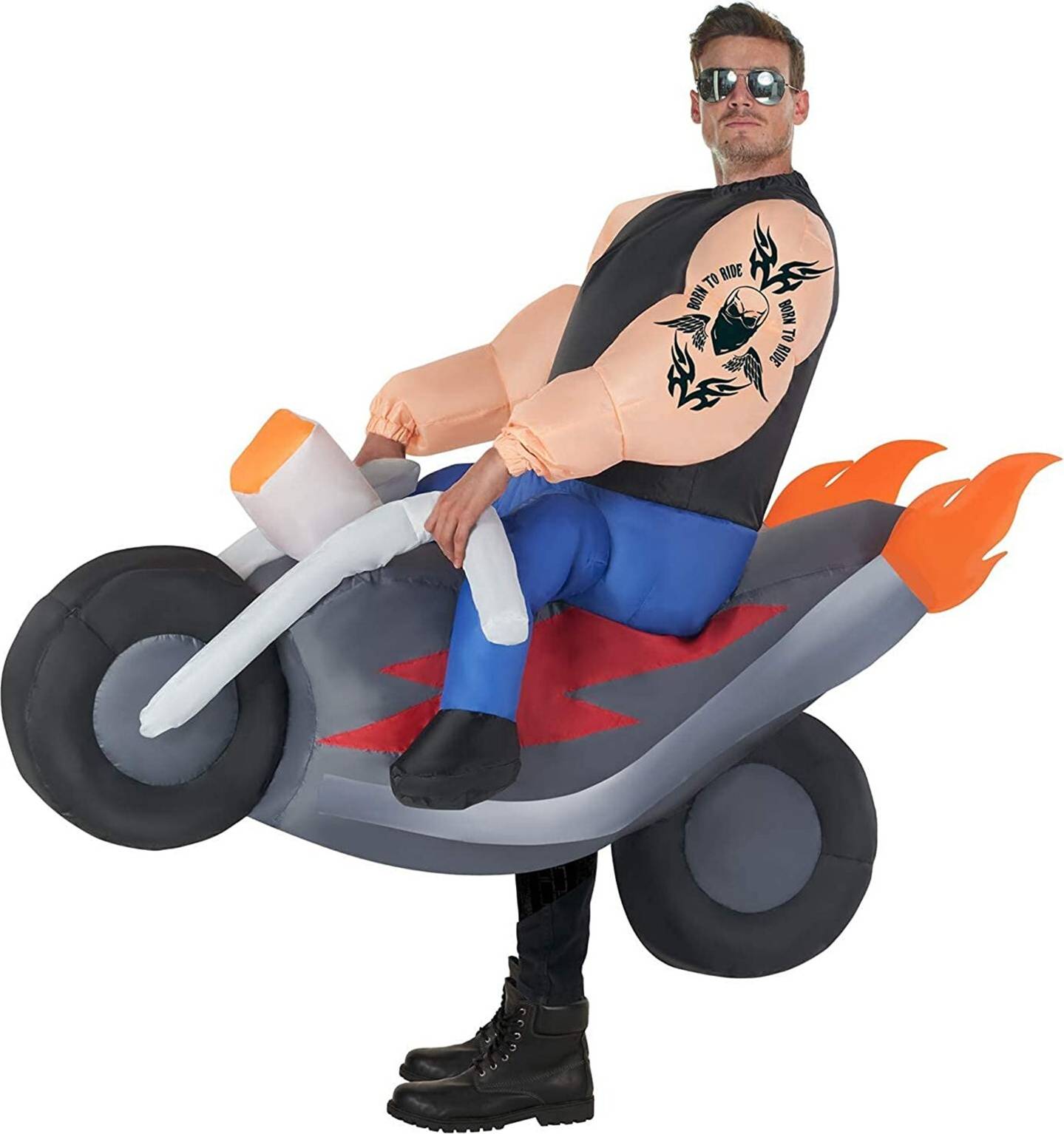 Inflatable Hell's Angel Ride On Costume