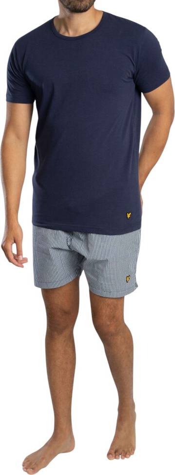 Lyle & Scott Pyjamas Set Herr Blå
