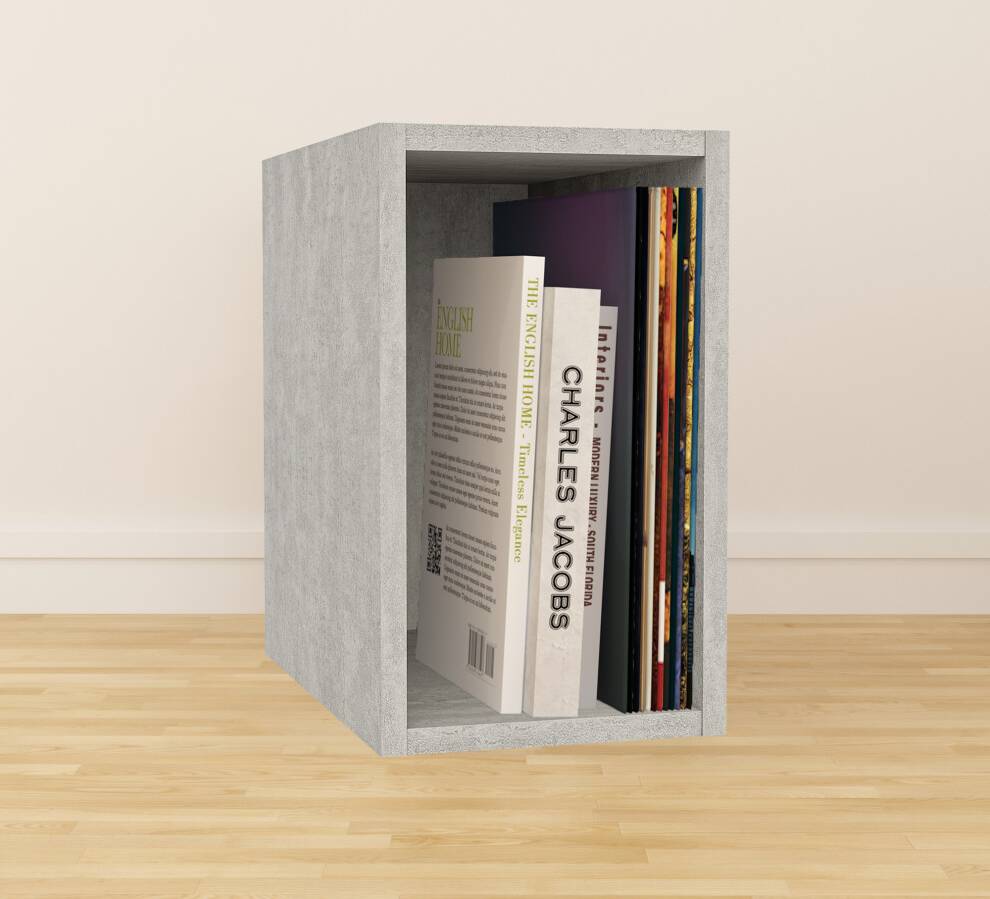 Charles Jacobs Vinyl LP Record Storage Box Unit