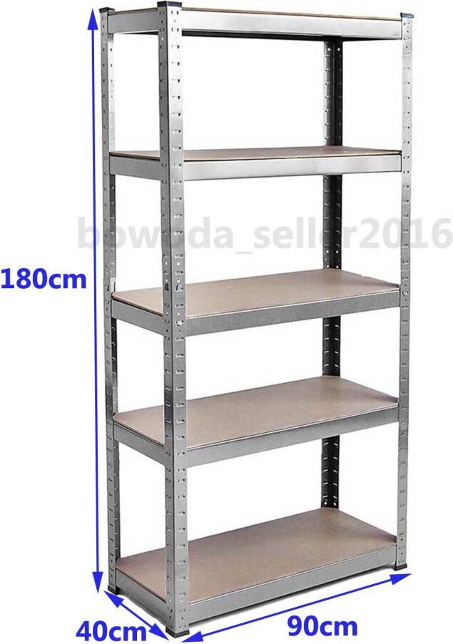 Heavy Duty Garage Shed 5 Tier Racking Unit