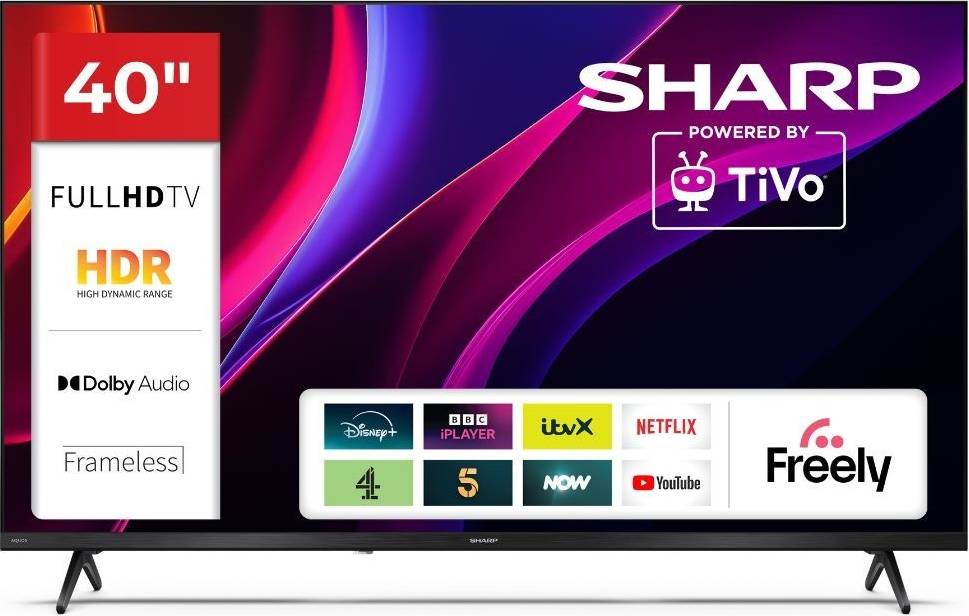 Sharp 40 Inch Full Hd Tv Frameless