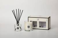 Diffuser gift set Minimalist Luxe Reed Diffuser Gift Set Scented Candle