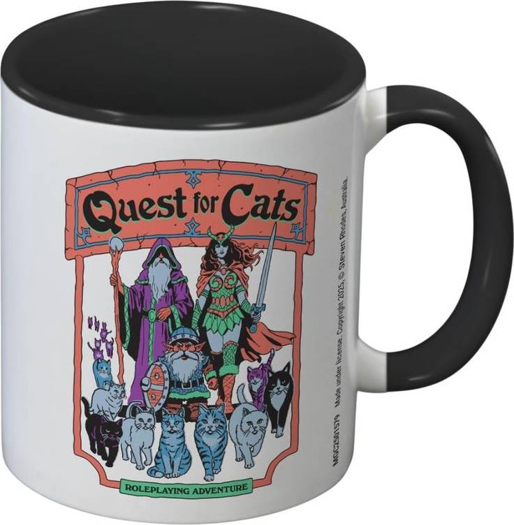 Steven Rhodes Quest For Cats Inner Two Tone Cup & Mug