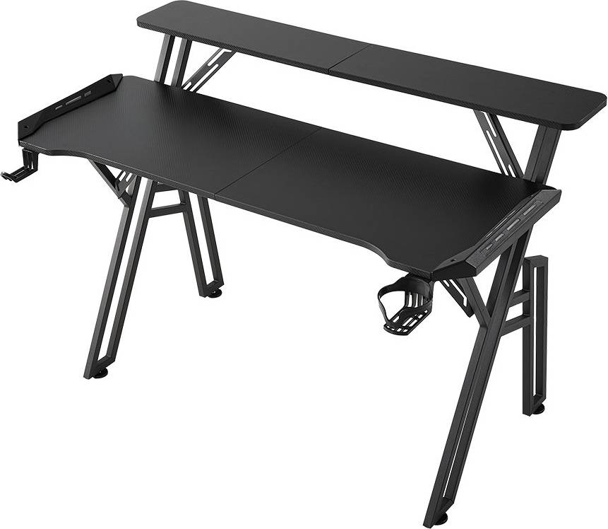 Inbox Zero Rectangle Computer Desk Black