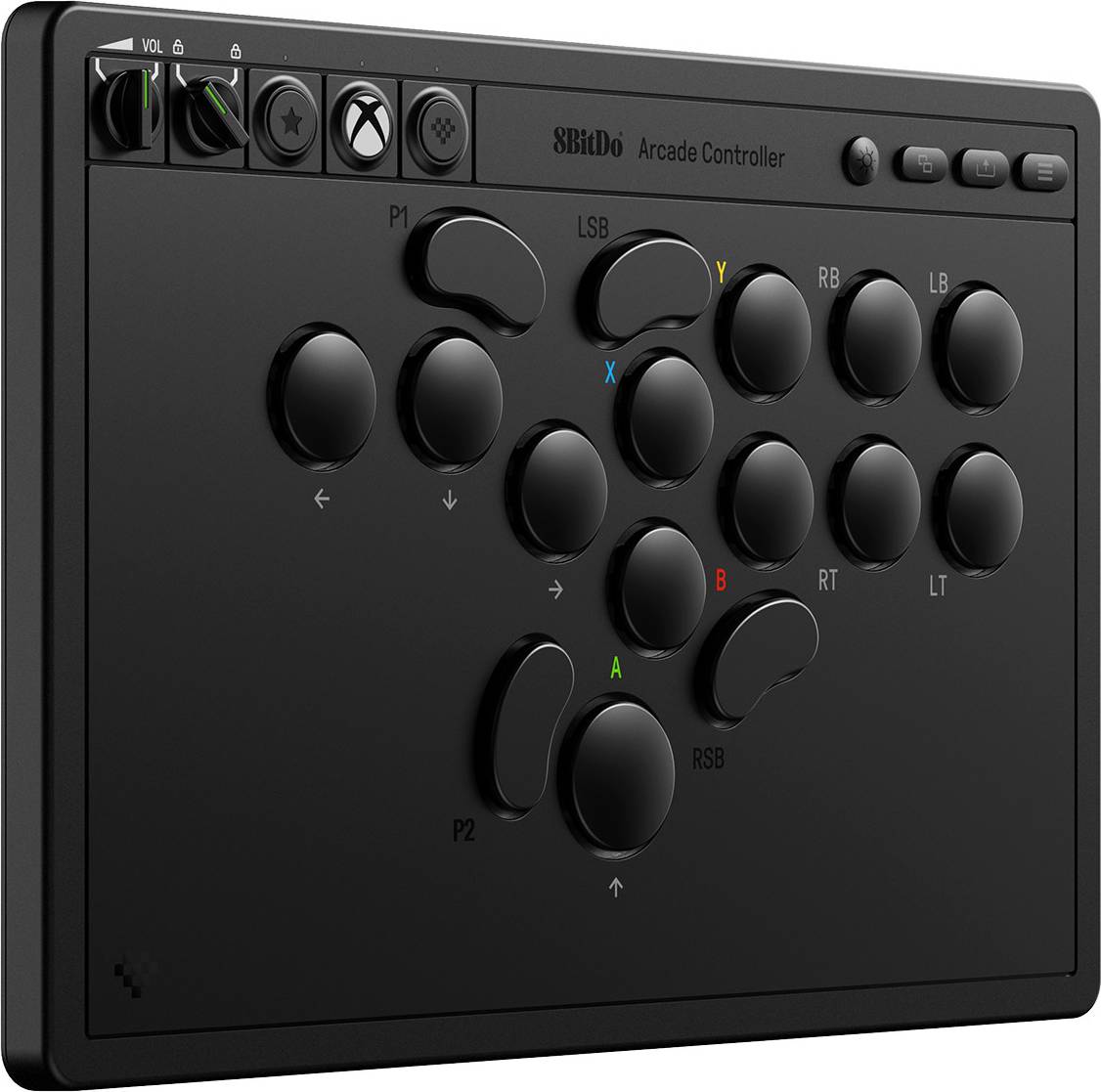 8Bitdo Arcade Controller Xbox PC Black