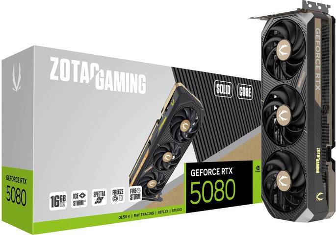 GeForce RTX 5080 Solid Core Graphics Card