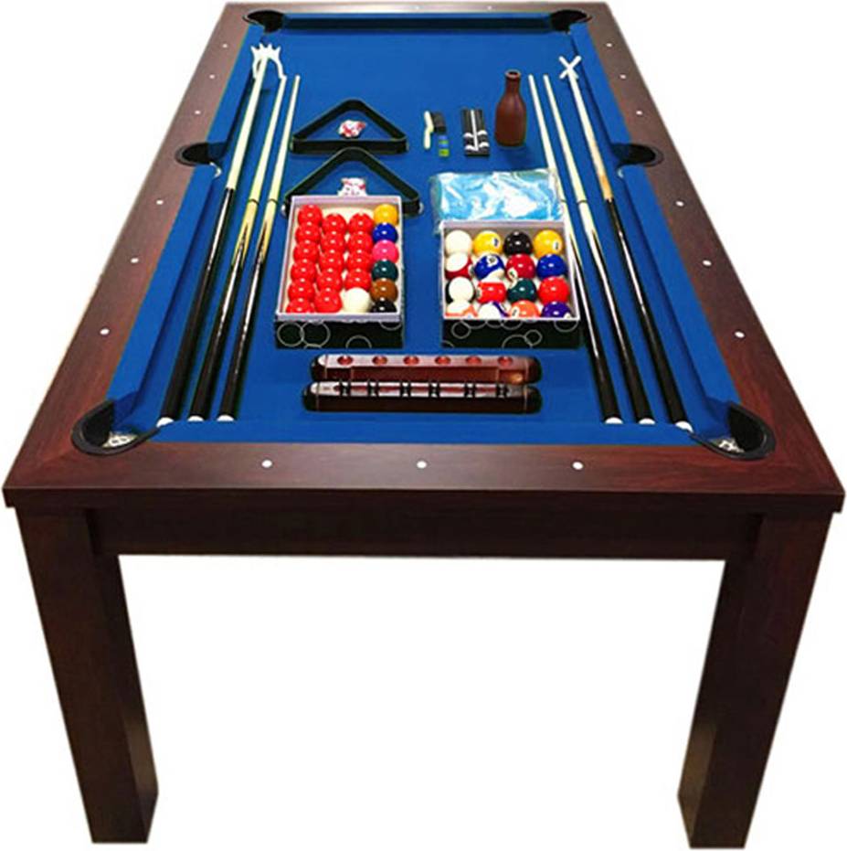 Simba 213cm Pool Table - Blue