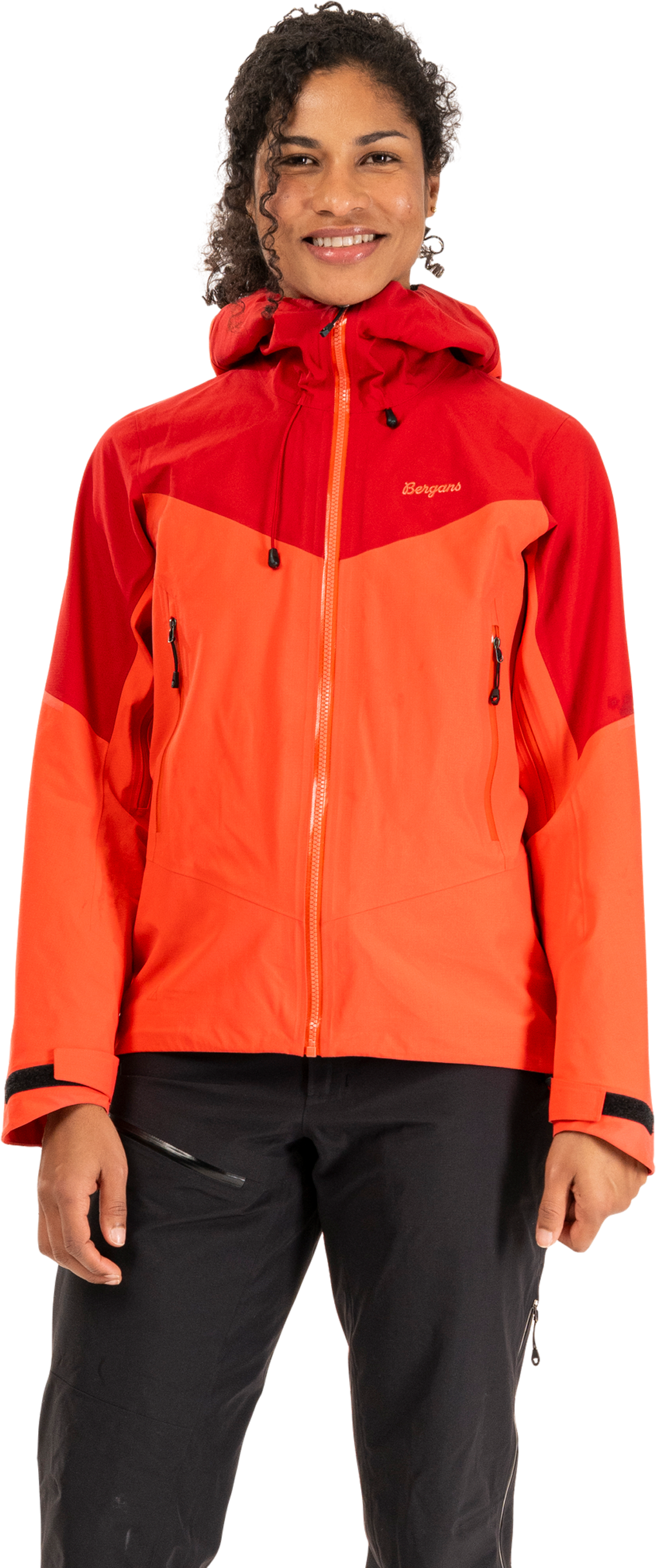 Bergans Women's Rabot Alpine Shell Jacket Peachy - Red/Red