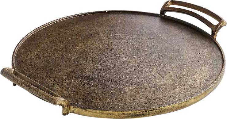 Pottery Barn Rustic Medium Round Gold