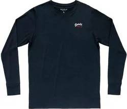 Devold Classic Script L/S Merinotröja Herr - Blå