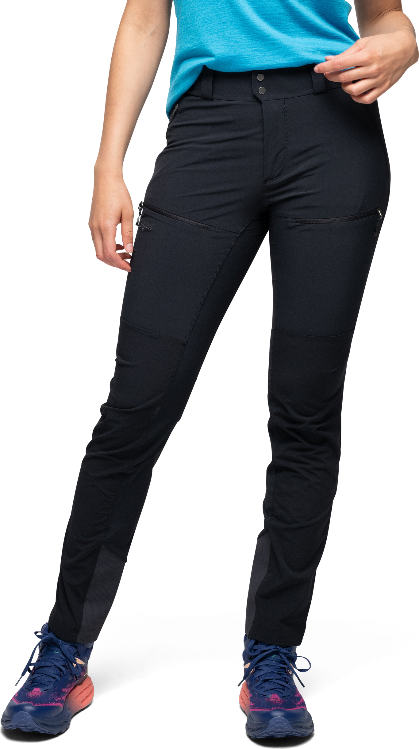 Donna Pantaloni Rabot Softshell - Nero