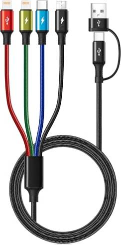 Minlu Multi Charger Cable 4 In 2