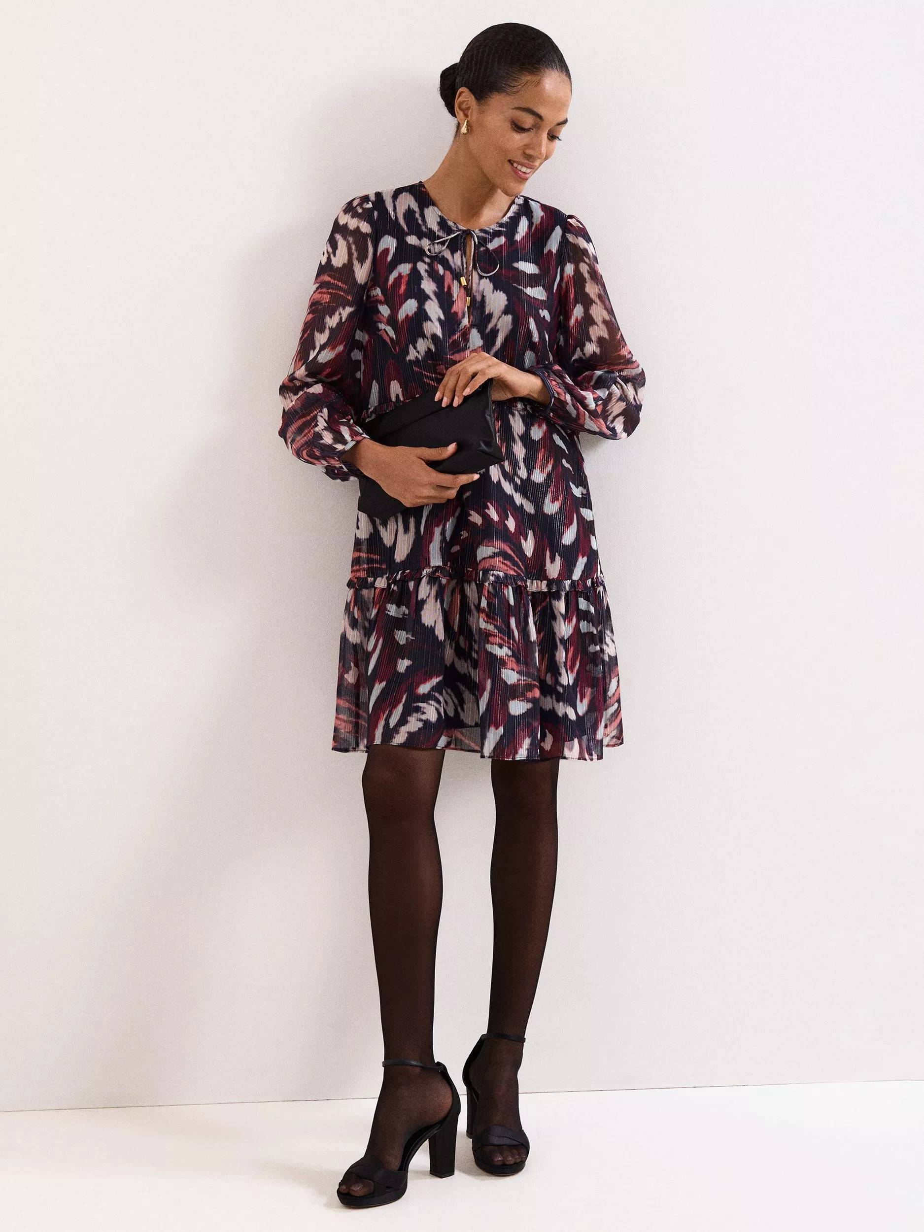 Phase Eight Martyna Abstract Mini Dress - Multi