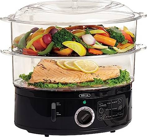 Two Tier Food Steamer Stackable