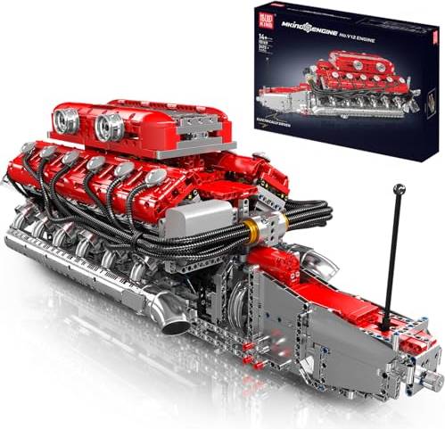 Mould King V12 Engine Building Block Set