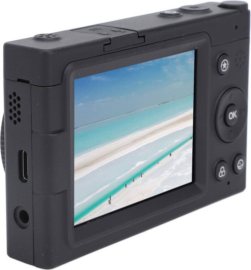 64MP 4K Camera 2.83 Display Retro Filters
