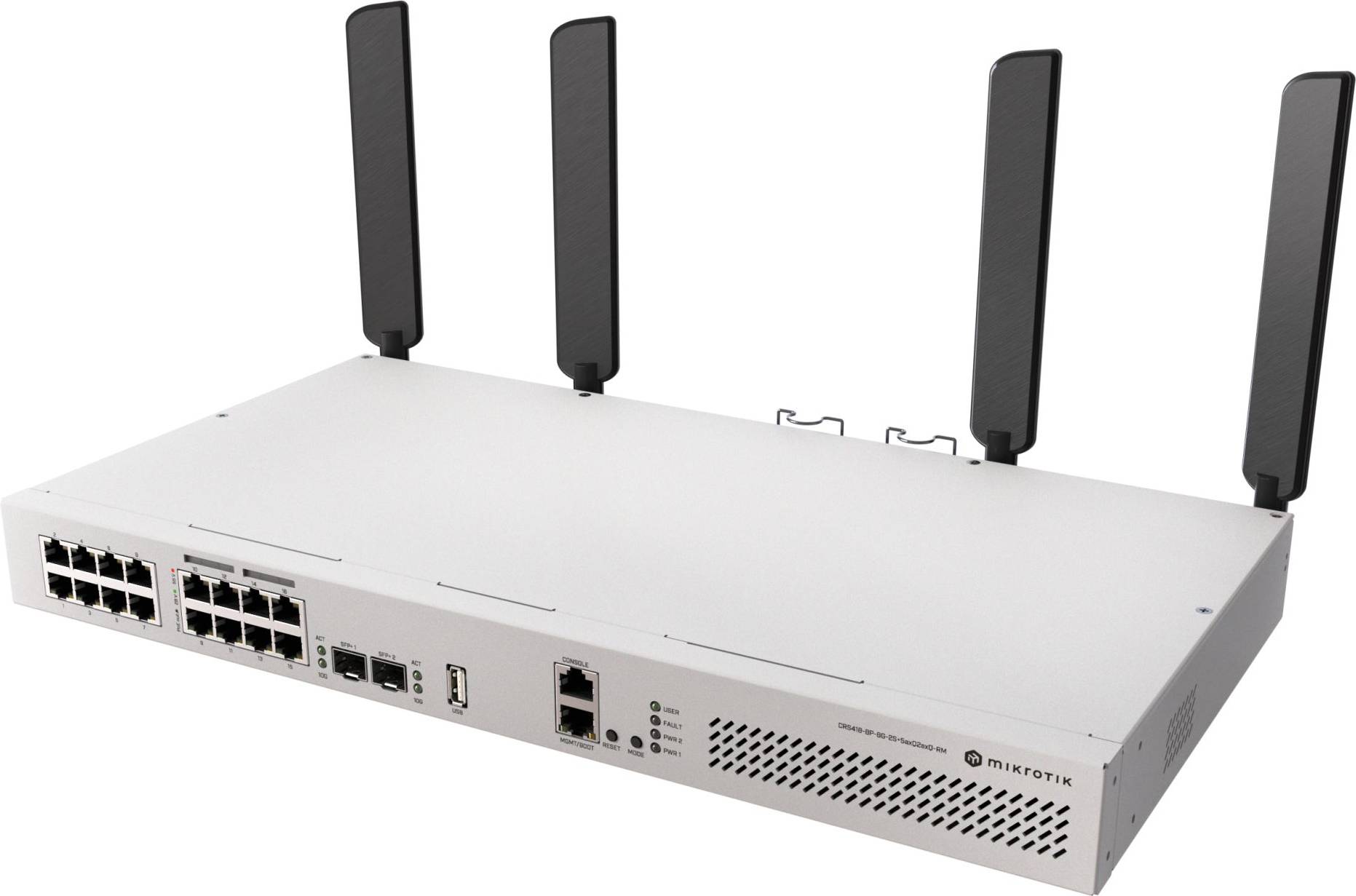 Mikrotik Cloud Router Switch 418-8P-8G-2S Rackmount Case