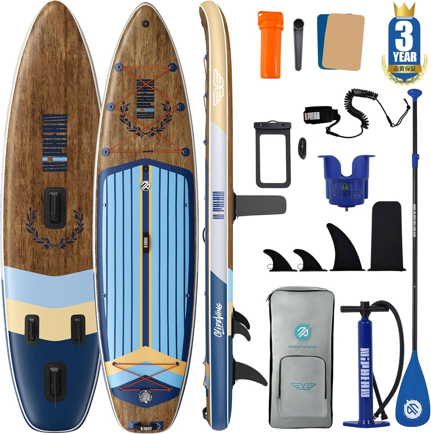 Inflatable paddle board Niphean Extra Large Inflatable Paddle Board