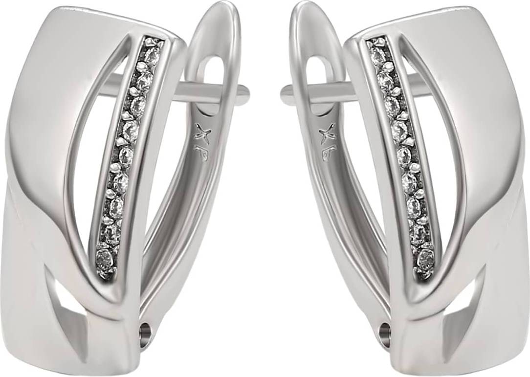 Pendientes Plata Transparente