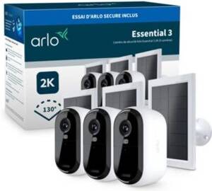 Essential 3 Set Netwerkcamera Wit