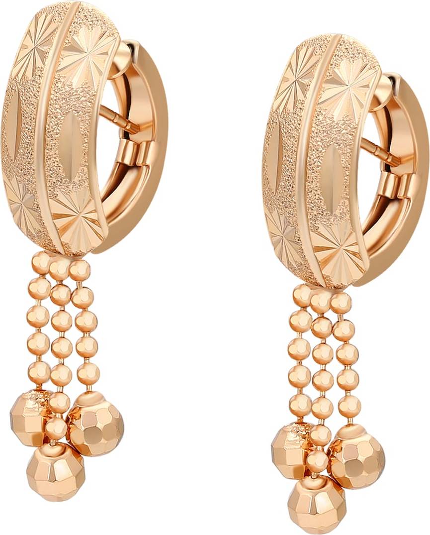 Pendientes Oro Rosa